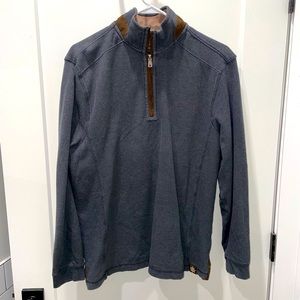 Mens Thaddeus Quarter Zip Sweater